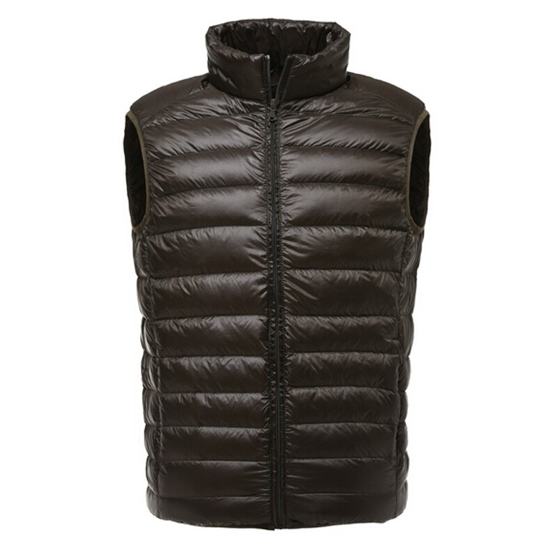Vest Men Winter Duck Down Vest Mens Casual Sleeveless Jackets Ultralight 90% Vests Colete Masculino Men's Outwear Waistcoat
