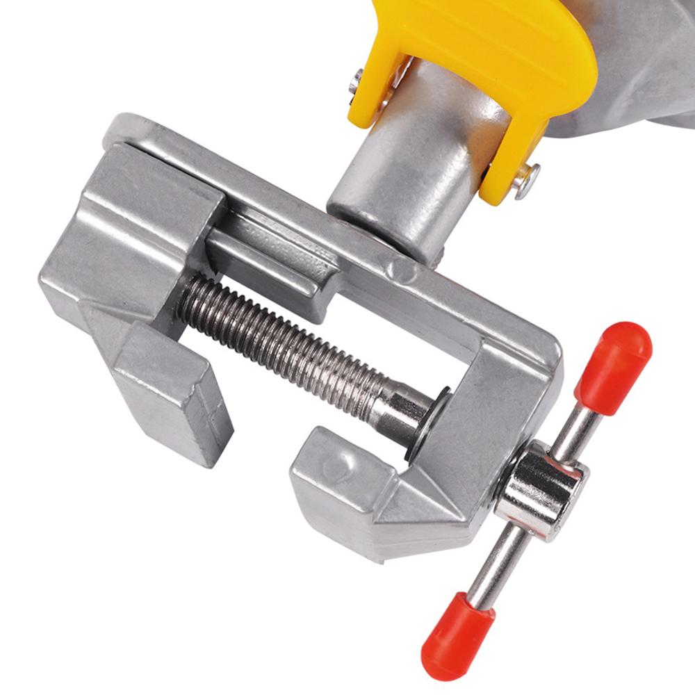 Fixed Frame Sucker Clamp Adjustable Table Bench Vise Rotatable Alloy Bench Screw for DIY Craft Mold Fixed Repair Tool