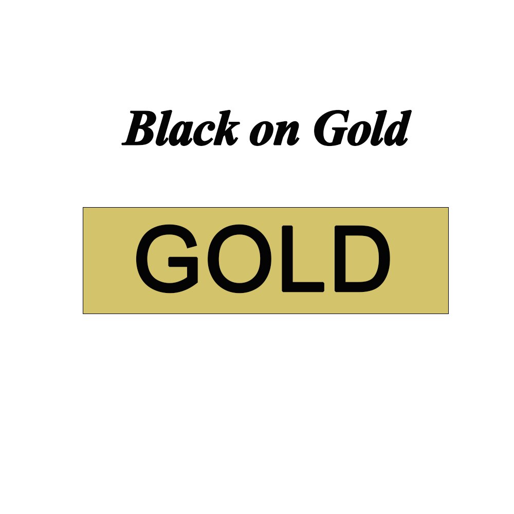 Compatible Brother MK-231 M-K231 MK-221 MK-131 MK-531 MK-631 MK-621 laminated Label Tape MK231 MK221 label tapes for PT-80 PT-70: Black on gold / 12mm