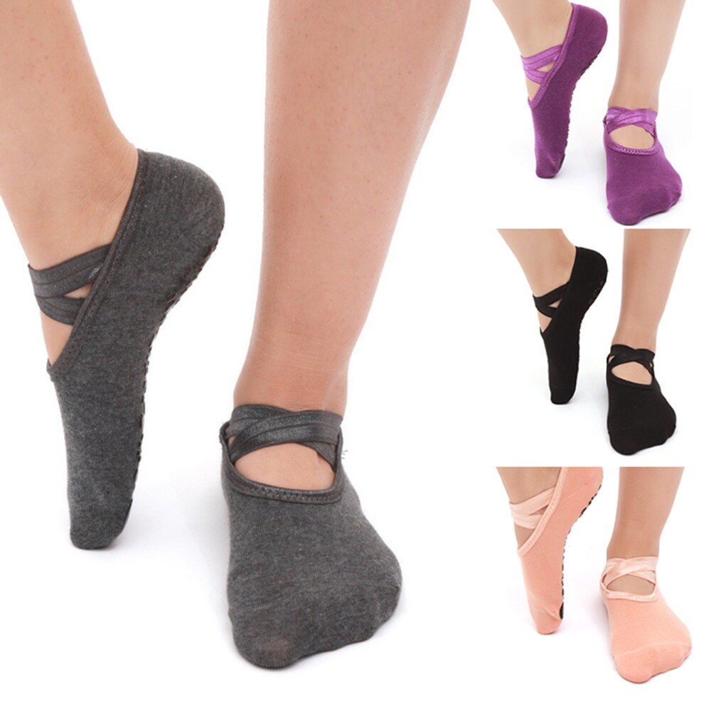 Vrouwen Professionele Anti Slip Bandage Sport Yoga Sokken Dames Ventilatie Pilates Ballet Sokken Dans Sok Slippers