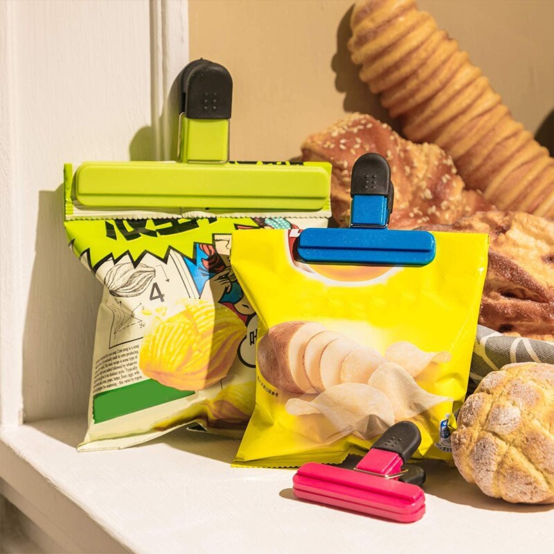 bag clip Snack bag sealing clip fresh moisture-proof food bag clip portable package resealer food clip