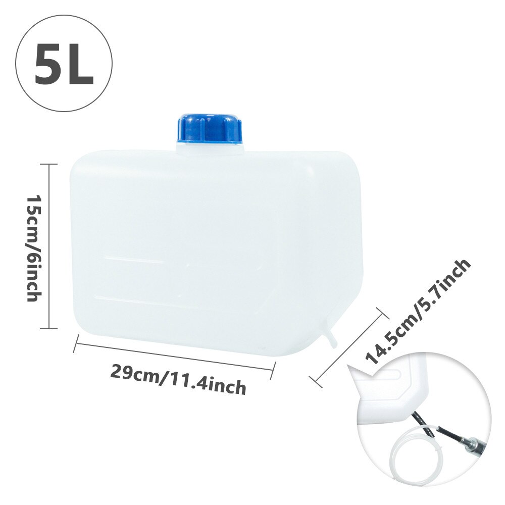 FDIK 5L réservoir de carburant en plastique canettes de rechange Diesel essence stockage d'huile pour Webasto Eberspacher Air Diesel chauffage de stationnement accessoire: FT-02-5L-2