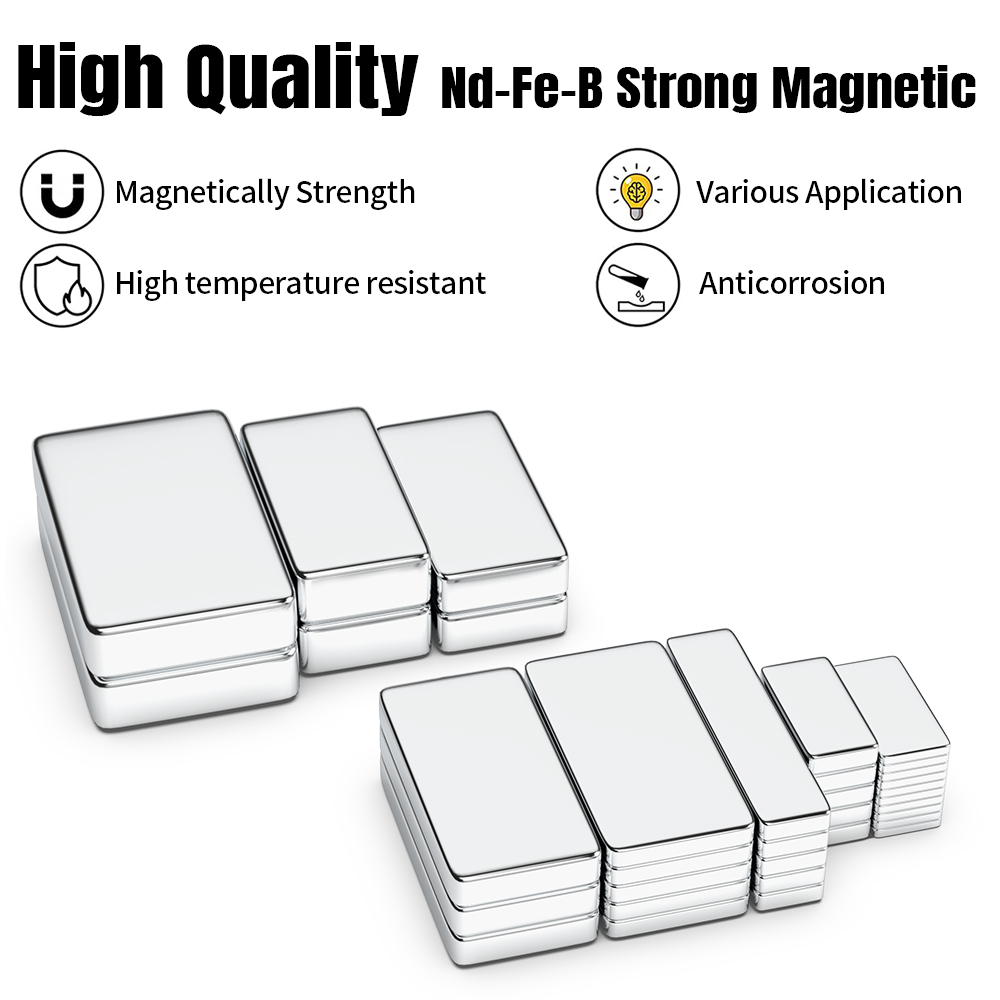 Powerful Magnets Block for Fridge, DIY Projects, Science & Office Use Refrigerator magnet