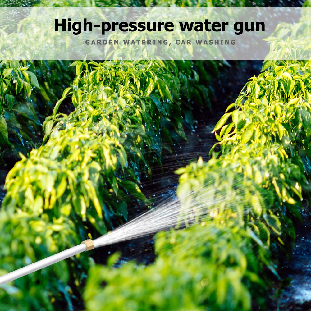 High Pressure Water Gun 46cm Jet Garden Washer Hose Wand Nozzle Sprayer Watering Spray Sprinkler Cleaning Tool