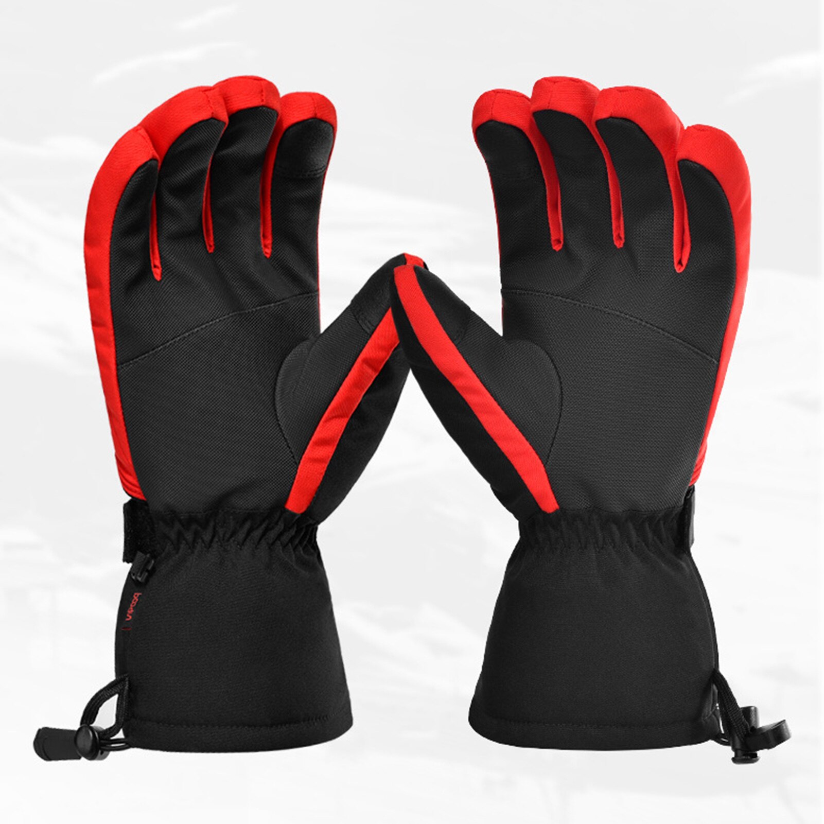 Gants De Ski Thermiques écran Tactile Pour Homme – Paire, Pour Moto, Vélo, Randonnée, Snowboard - 11