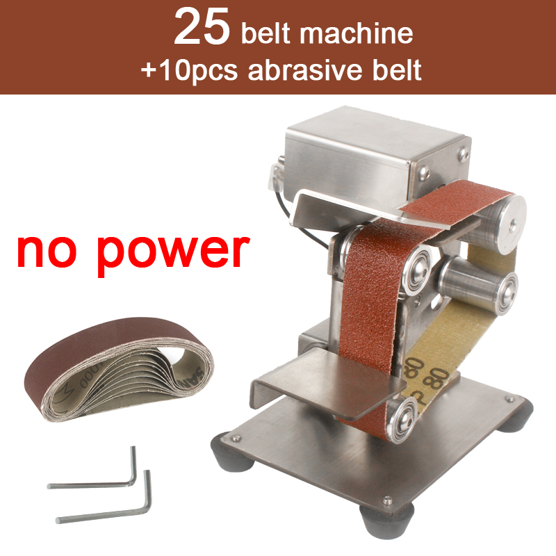 mini szlifierka taśmowa 110V-220V, maszyna robić szlifowania, ostrzenia, szlifowania, elektryczna szlifierka, polerka DIY, DC 12-24V: Niebieski