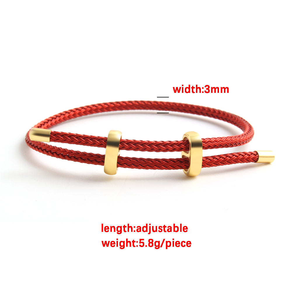 BenS fil corde Bracelet pour femmes coloré à la main bricolage hommes Bracelets réglable corde Bracelet bijoux B13