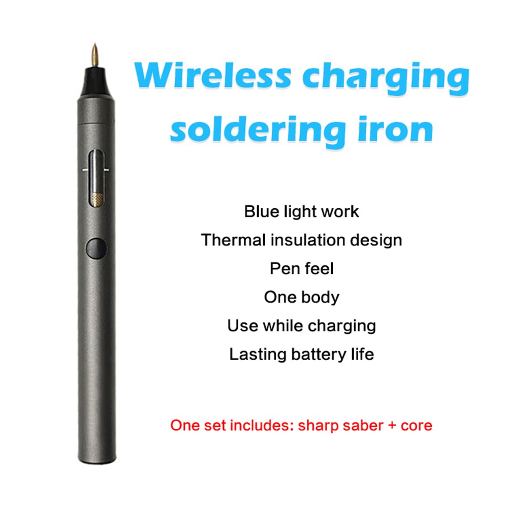 15w draadloze elektrische soldeerbout mini usb diy soldeerstation kit reparatiegereedschap verwarmingselement soldeer leer accessoire