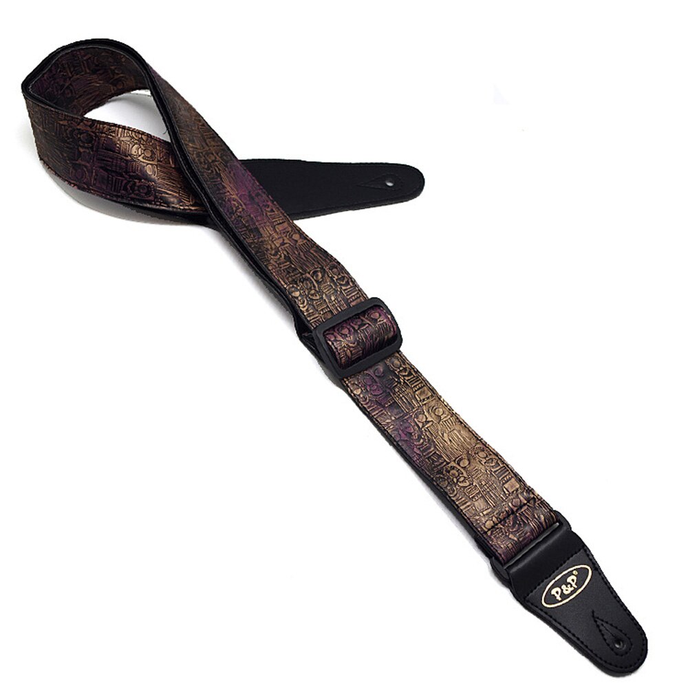 Metallic Kleuren Patroon Gitaarband Elektrische Gitaar Akoestische Gitaar Folk Gitaar Bas Strap