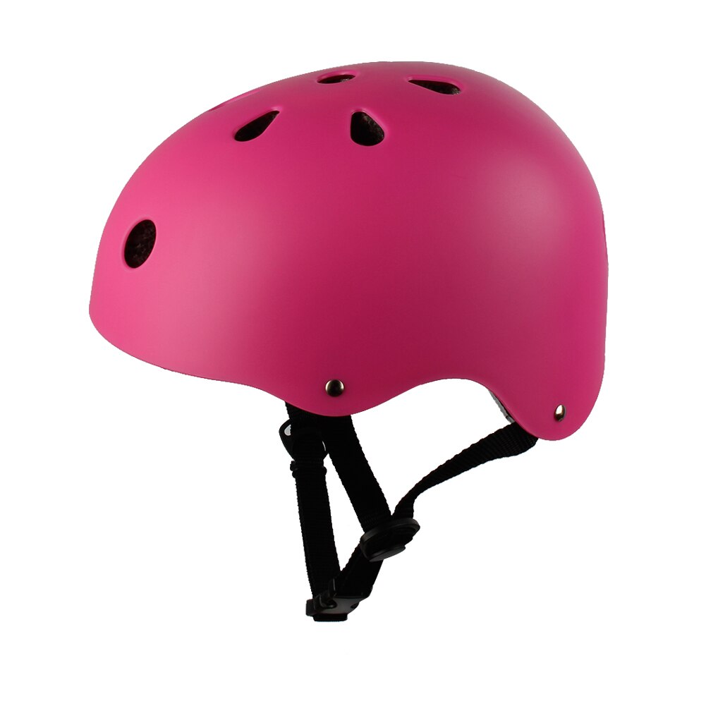 Skateboard Helm Hüfte hüpfen Rolle skaten Helm für Erwachsene freundlicher freundlicher draussen Fahrrad Radfahren Tanzen Skifahren Reise: Rosa