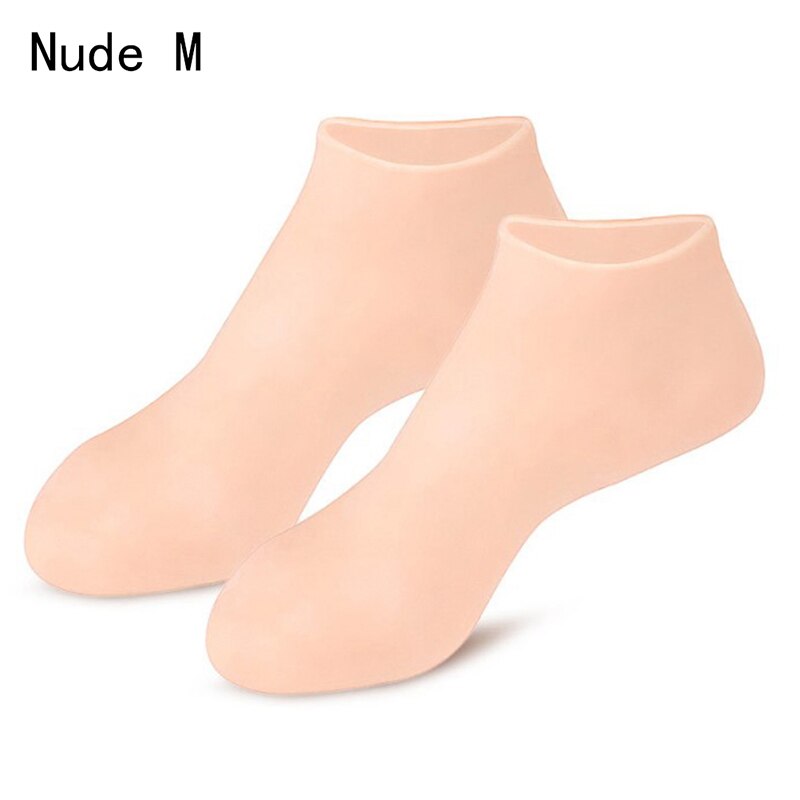 Chaussettes élastiques antidérapantes en Gel de Silicone, Protection des pieds, Protection des pieds, couverture de semelle, talon sec: N10