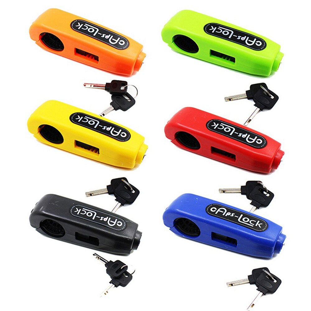 Universal Motorcycle Lock Scooter Handlebar Safety Lock Brake Throttle Grip Anti Theft Protection Security Locks