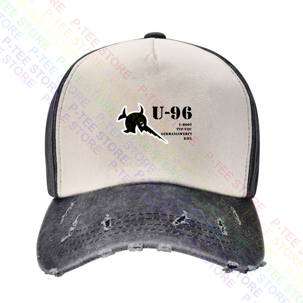 Das uruchomić U-96 niemiecku U łódź łódź podwodna Ww2 wojenna śmiejąca się czapka z daszkiem czapki z daszkiem kapelusz typu wiaderko z dzianiny: Ciemnoszary