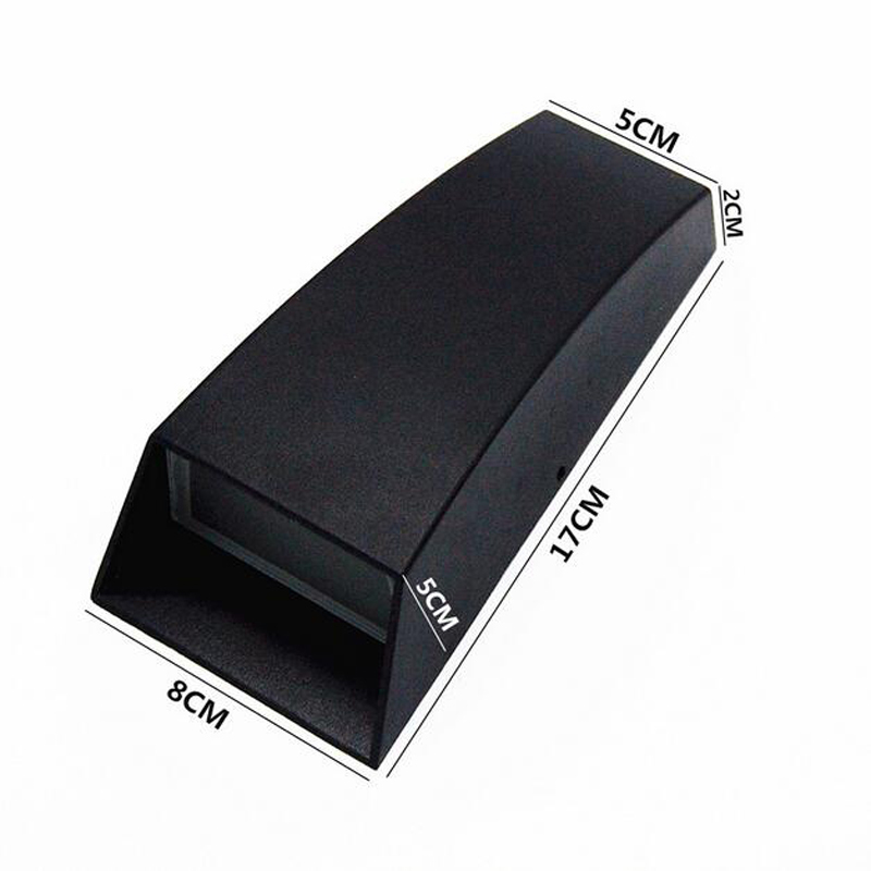 Outdoor Waterdichte Led Wandlampen Up En Neer Wandlamp AC90-260V 2*3W Cob Lamp Aluminium Binnenplaats Tuin veranda Gang Lichten