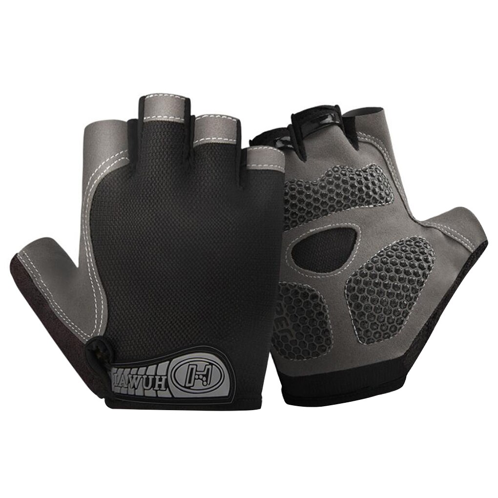 Racefiets mountainbike antislip handschoenen dames heren mtb fiets sport handschoenen wanten: Zwart / Xl