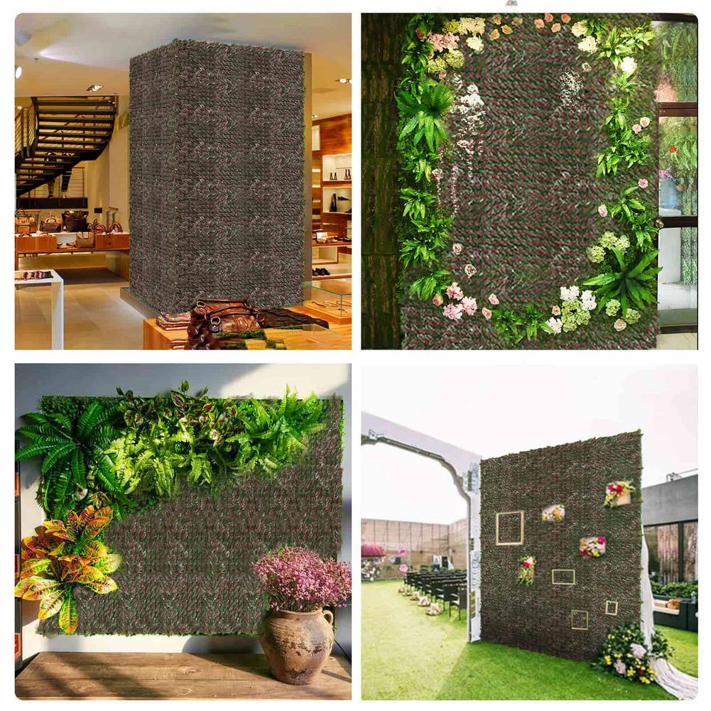 Protection Artificial Balcony Green Leaf Fence Leaf Privacy Screen Panels Rattan Plants Privacy Fence Garden Decoration
