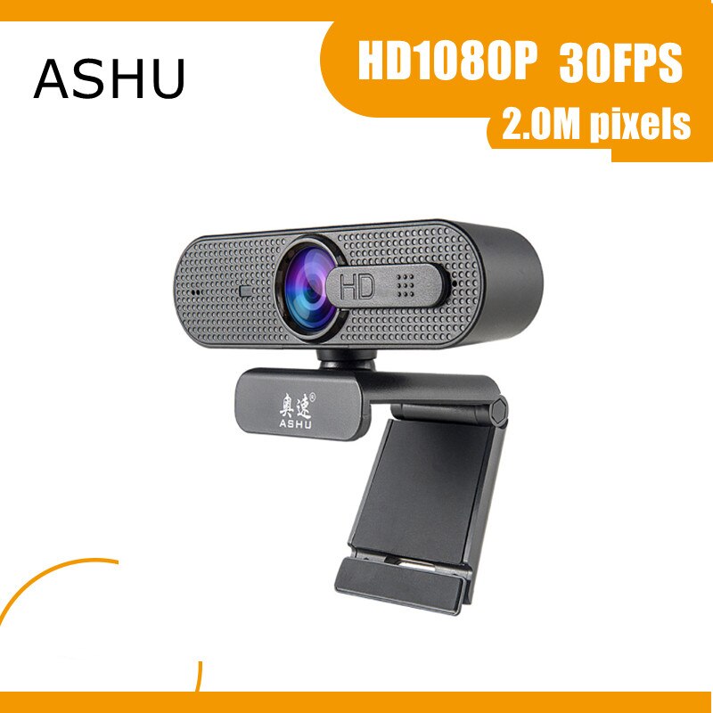 1080P Webcam HD Camera with Built-in HD Microphone 1920 x 1080p USB Video