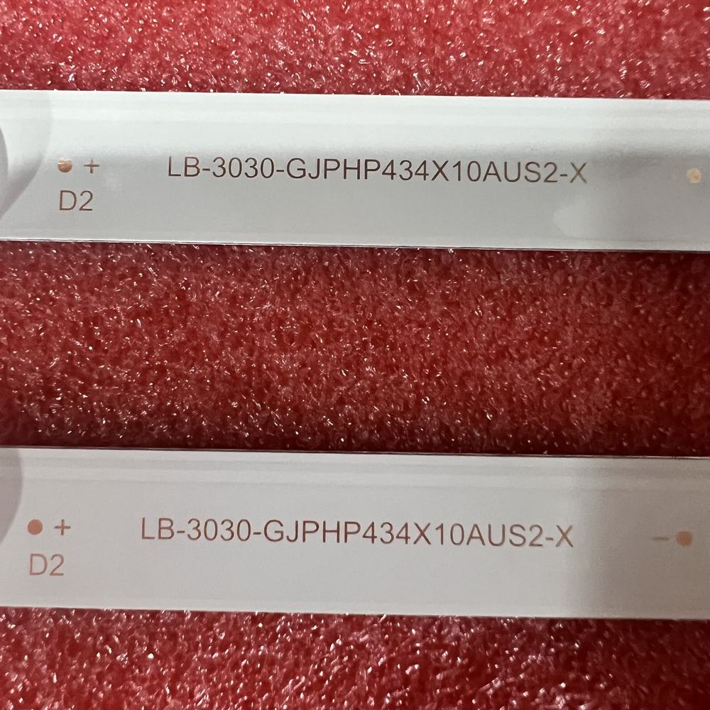 Led-baggrundsbelysningsstrimmel 10 led til 43 pus 6554 43 pus 6504 43 pus 7555 43 pus 7505 43 pus 6754 43 pus 7304