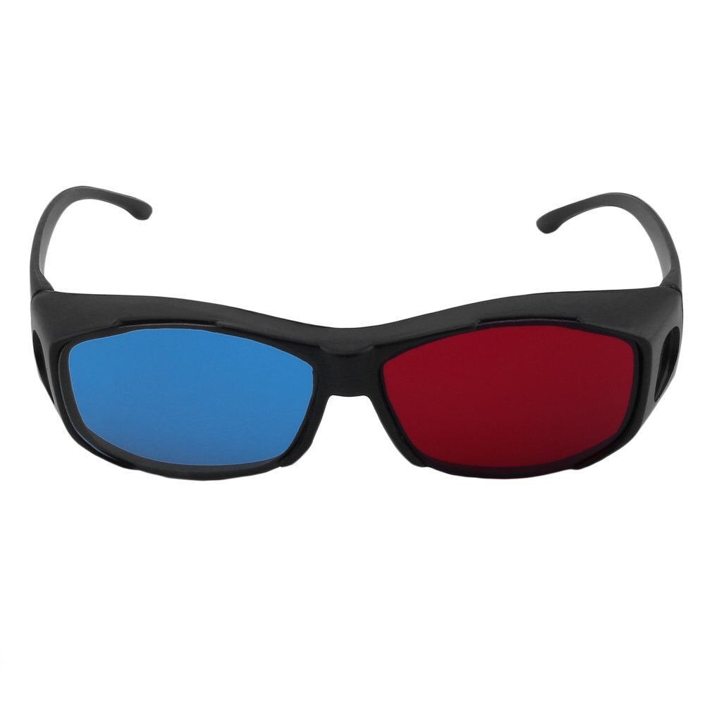 Universele Type 3D Bril TV Movie Dimensional Anaglyph Video Frame 3D Vision Bril DVD Game Glazen Rode En Blauwe Kleur