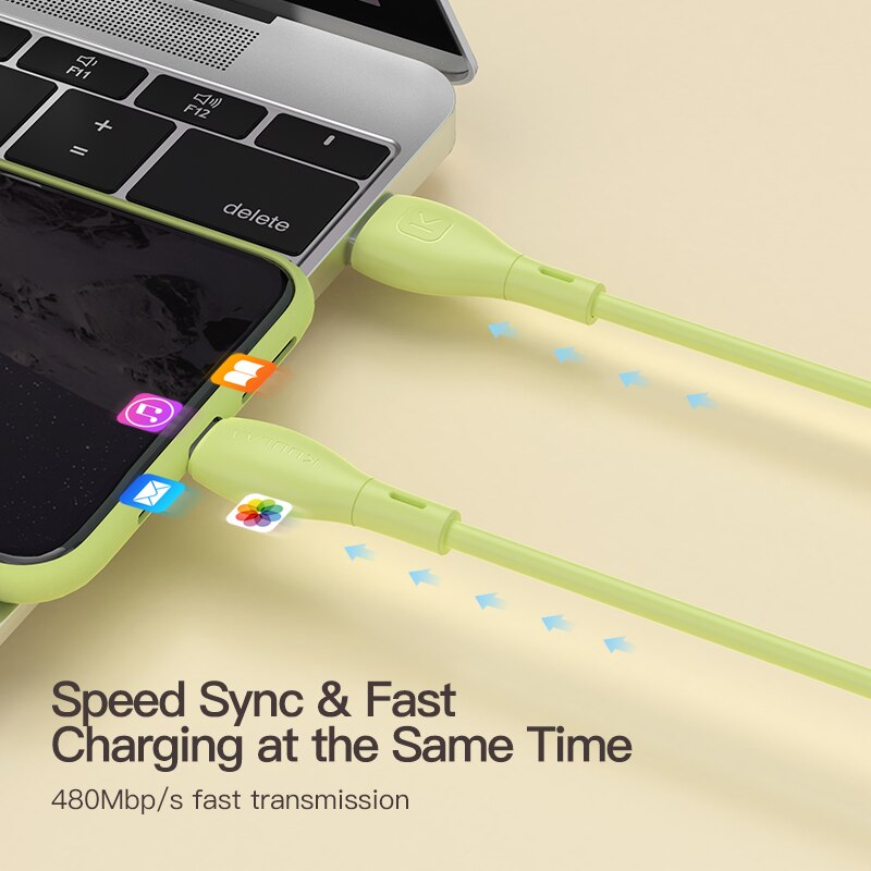 Kuulaa Vloeibare Siliconen Kabel Voor Iphone 11 Pro Max X Xr Xs 8 7 6 6S 5 5S se Ipad Opladen Charger Cord Draad Voor Iphone Kabel