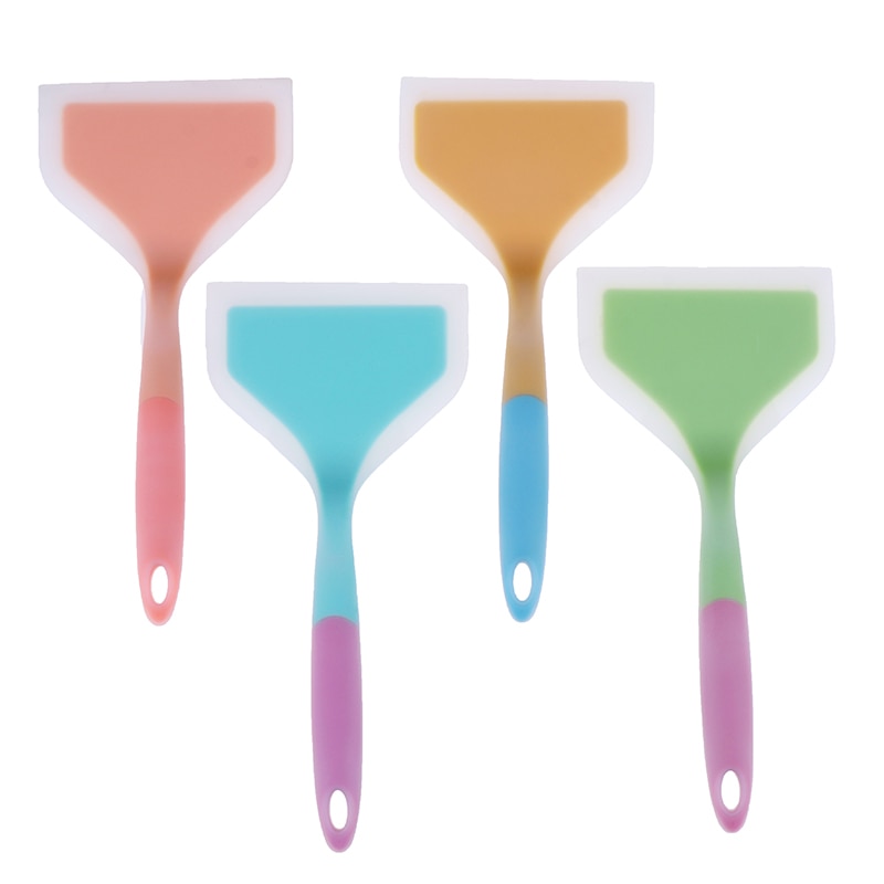 Silicone Spatula Beef Meat Egg Kitchen Scraper Wide Pizza Shovel Non-stick Turners Food Lifters Home Cooking Utensils