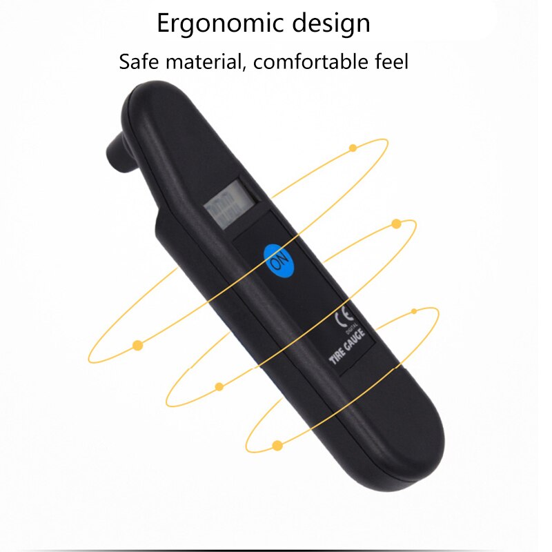 Digitale Lcd Bandenspanningsmeter Bandenspanningsmeter Voor Auto En Vrachtwagens Auto Bandenspanning Test Tool