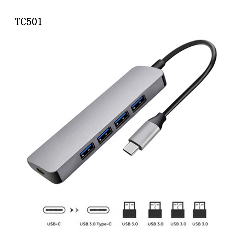 Multi-funzione di Tipo-C dock Tipo-C a HDMI video ad alta definizione di interfaccia/USB3.0 Porta/Porta PD per PC/Notebook con il Tipo-c