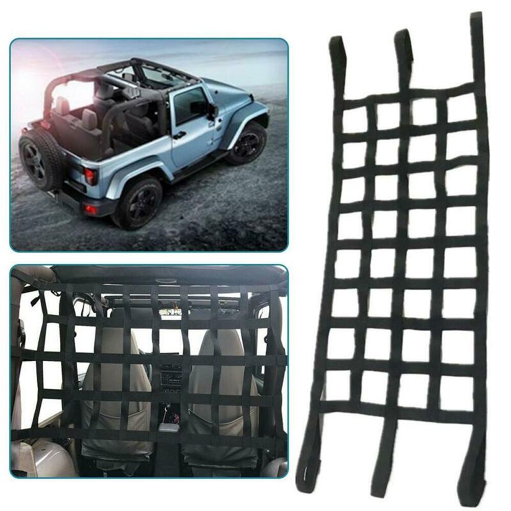 Multifunktions mesh lastnet bil tagnet hængekøje passer til jeep wranlger tj jk jl biltilbehør
