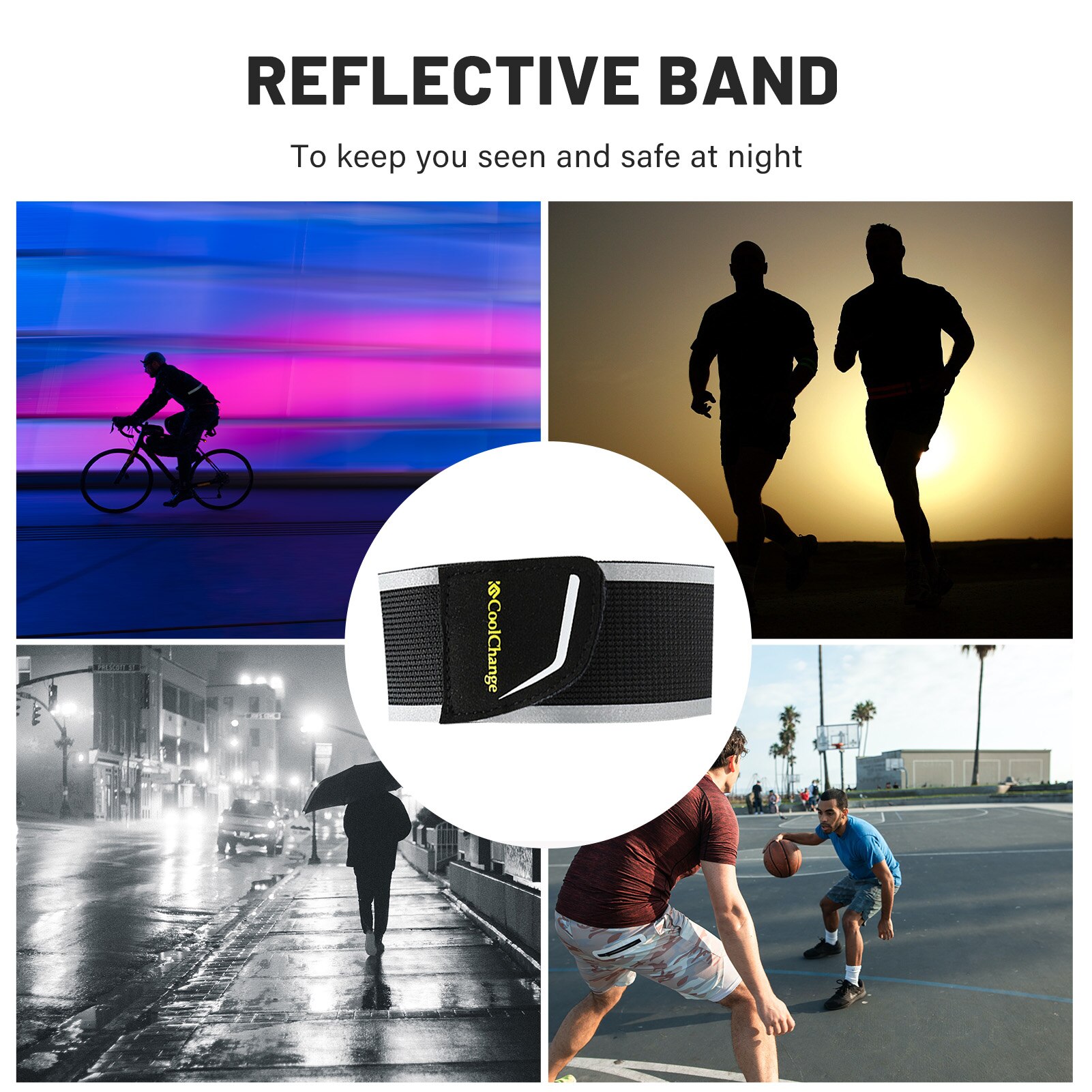 Reflektierende Knöchel Band Armband Schnell Befestigungs Band Einstellbar für Nacht Radfahren Sicherheit Band radfahren leggings mit ausrüstung