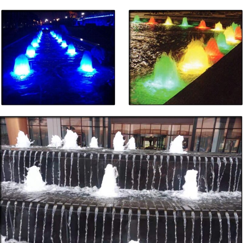 Brass Stainless Steel Spring Bubbling Fountain Nozzle Spray Sprinkler Head 1/2" 3/4" 1"