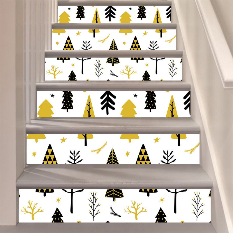 Een Muurstickers Kerstboom Trap Stickers 3D Waterdicht DIY Muurstickers