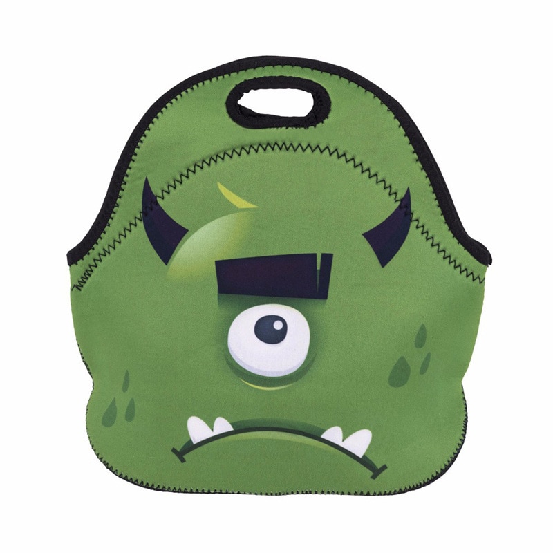 Thermal Insulated 3d Print Neoprene Lunch Bag for Man Women Kids Lunch Bags Cooler Insulation Lunch Box Food Bag: E