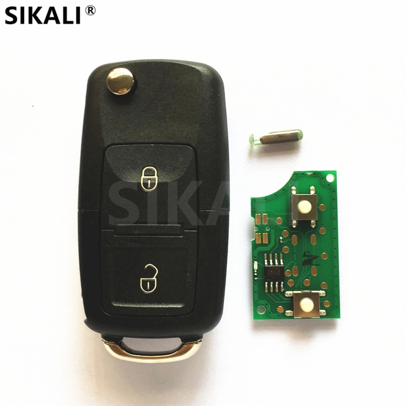 Upgraded Flip Key for 5FA007680 Bora Polo Golf Passat Lupo Car Remote Key for VW/VolksWagen