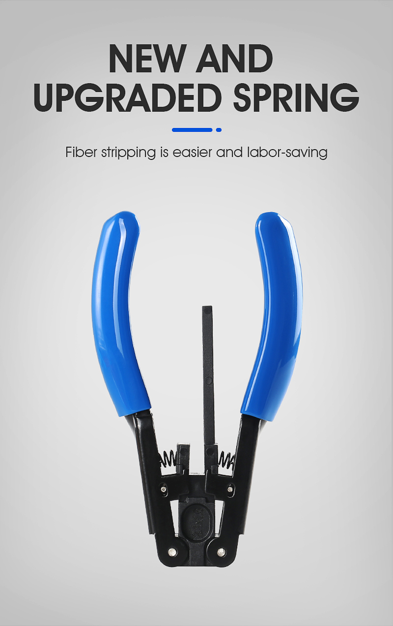 Pinza spelafili in fibra ottica FTTH 5G pinza spellafili in pelle 2.1*1.6mm spellafili per cavi compositi fotoelettrici