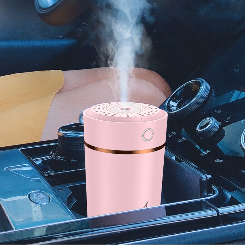 Mini usb bil hjem æterisk olie luftfugter aroma diffuser tåge forstøver