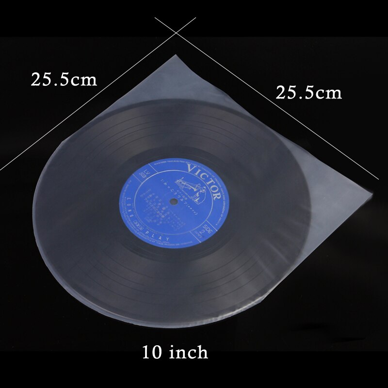 Veel 10 Stuks 7 Inch 10 Inch 12 Inch Lp Vinyl Record Inner Tas Vinyl Envelop Voor lp Vinyl Record