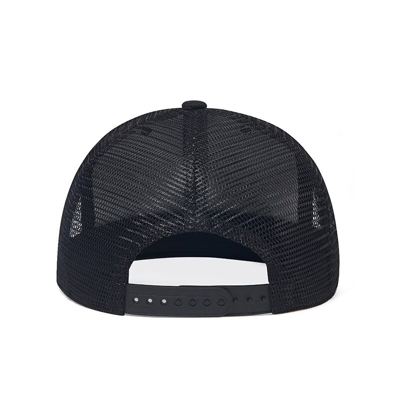 2022 Zomer Mesh Trucker Hoeden Mannen Zwarte Platte Rand Baseball Cap Vrouwen Outdoor Sport Hip Hop Snapback Zonnebrandcrème Hoeden unisex