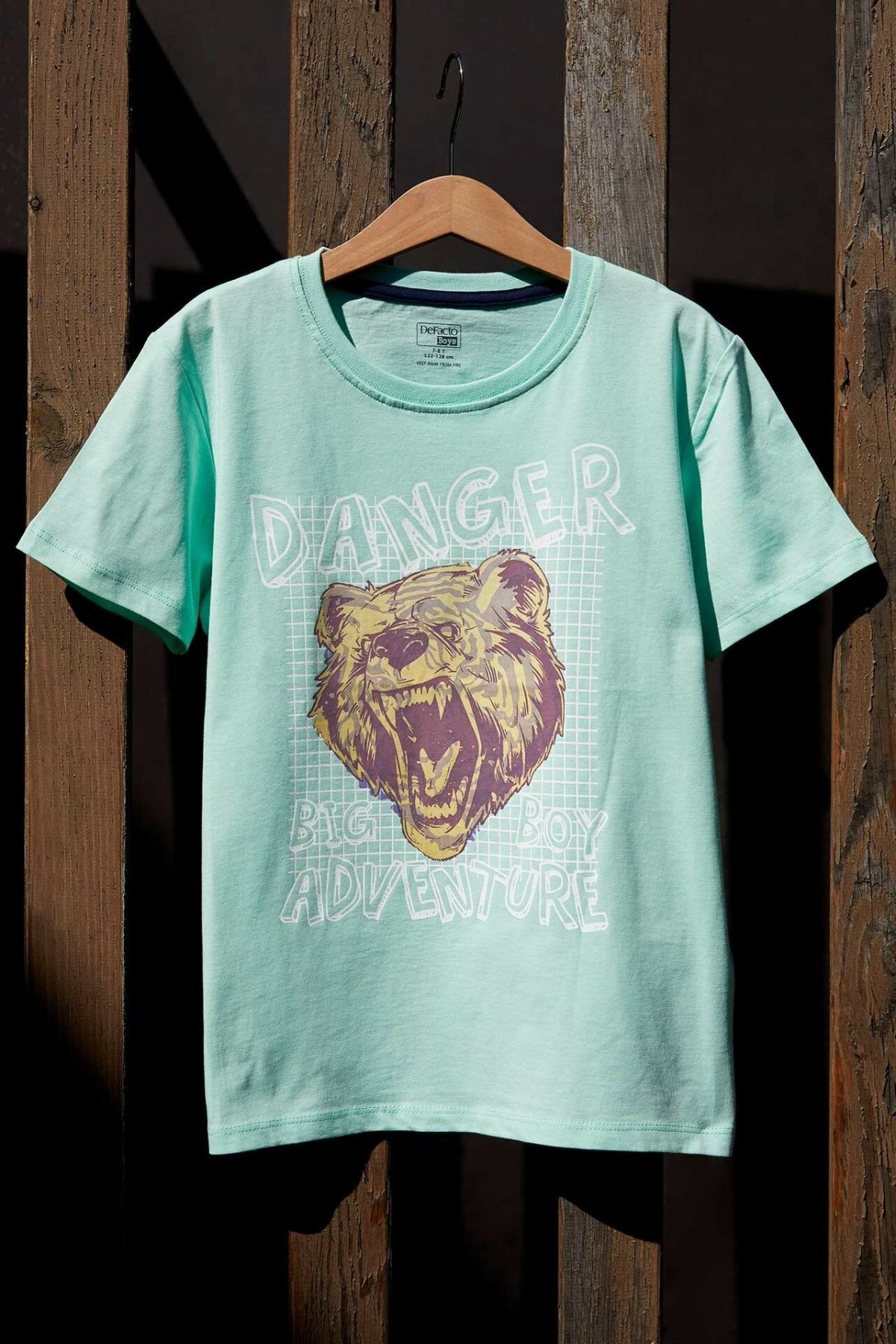 de facto Sommer Junge Oansatz Kurzarm Nette Jungen lässig T-Shirt freundlicher Karikatur-aufbringen Sport Spitzen Neue-K6326A619SM