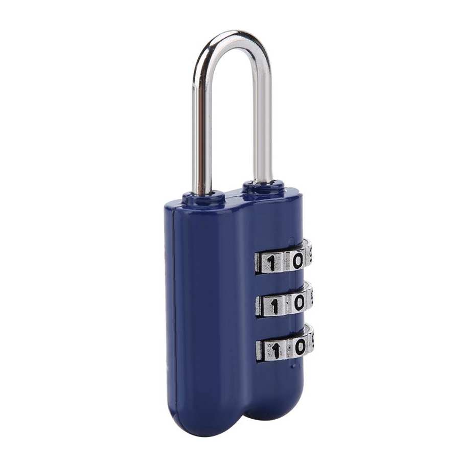 3-Digit Combination Password Lock Zinc Alloy Luggage Padlock Coded Lock Anti Theft cerradura electronica