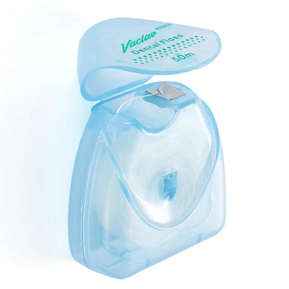 50 Meters Wax Superfine Floss High Elasticity Interdental Floss Original Floss Oral Hygiene Tooth Care: Default Title