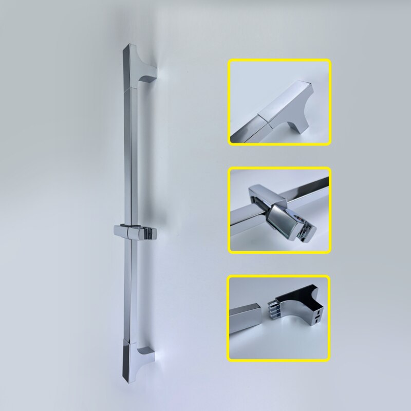 Badkamer Douche Sliding Bar Chrome Set 1/2/3 Functies Messing Abs Plastic Handheld Douche Rvs Verstelbare Bar
