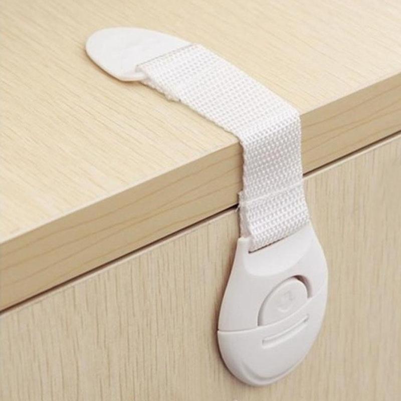 1Pc Child Lock Baby Safety Protection Cabinet Lock For Refrigerators Drawer Lock Kids Safety Plastic Lock Baby Security Products