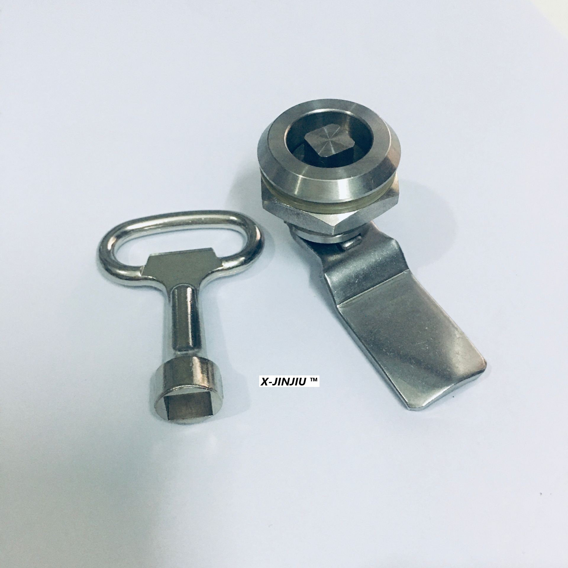 Stainless Steel Triangle Cam lock XJJ-MS705 Cabinet Locks Power Distribution Box switch Cabinet Equipment Control Cabinet Lock: Tan