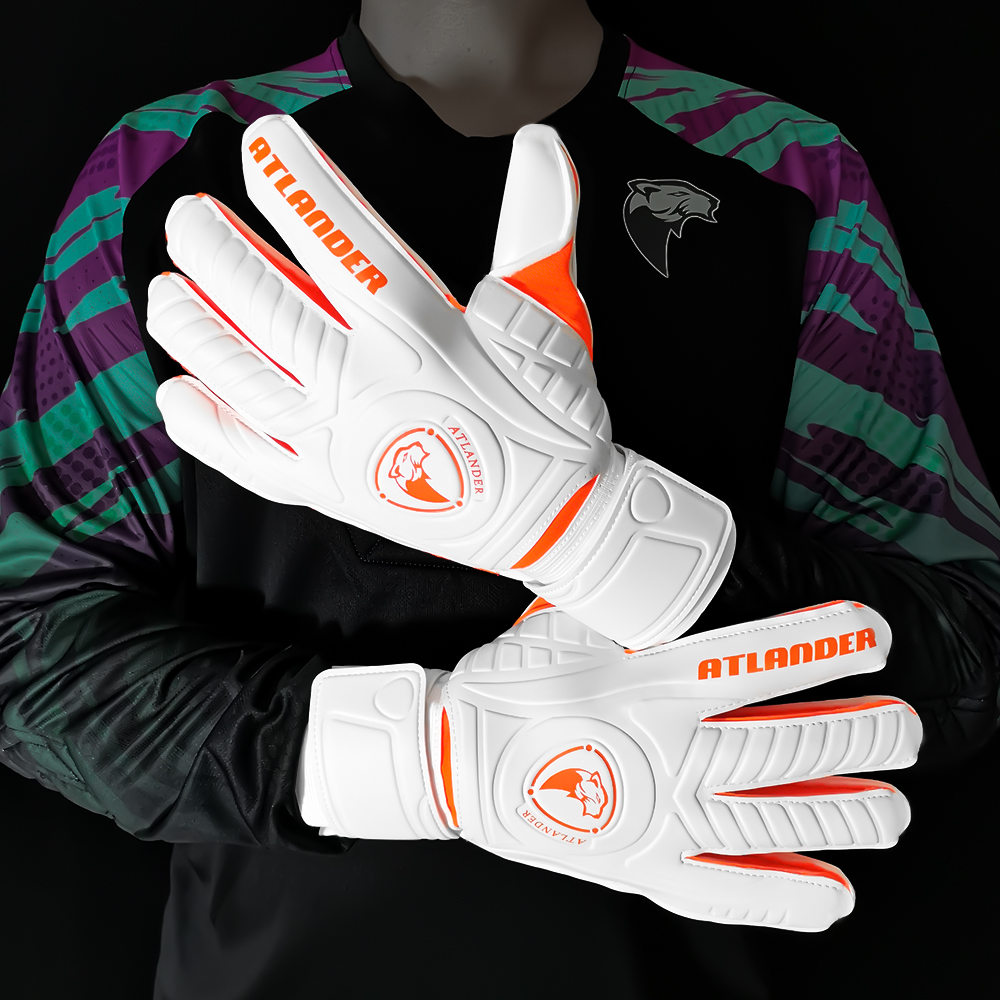Fingersave målvaktshandskar fotboll latex fingerskydd skydd barn vuxen fotboll starkt grepp målvaktshandske