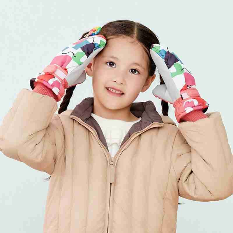 Skiën waterdichte skihandschoenen kinderen cartoon handschoen ademend skiën haaien warmste winter voor kinderen snowboardhandschoen  u9 e 9