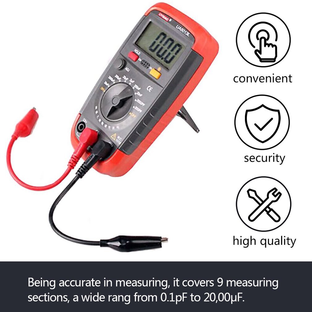 UA6013L Auto Range Digitale Lcd Condensator Capaciteit Test Meter Multimeter Meting Tester Meter