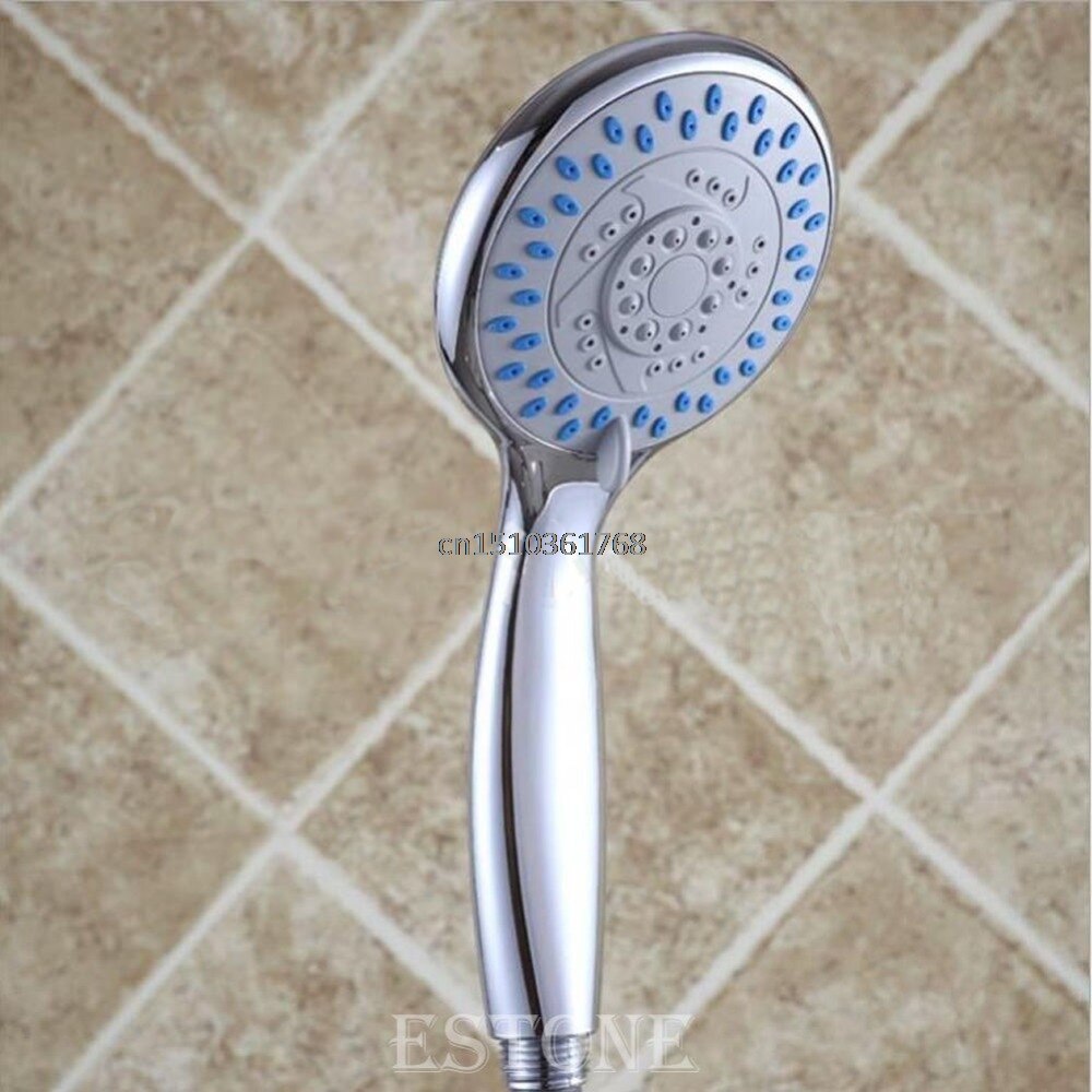 Chrome Anti-limescale Home Bathroom Universal 5 Mode Function Shower Head #Y05# #C05#