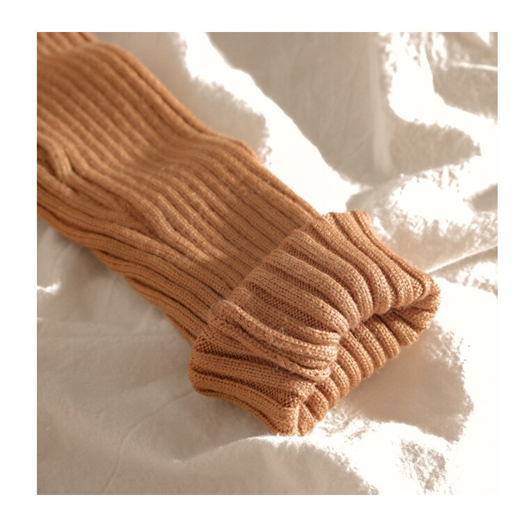 Babymeisjes trui meisjes truien effen coltrui jas jongens truien herfst gebreide kinderkleding meisjes trui pure kleur