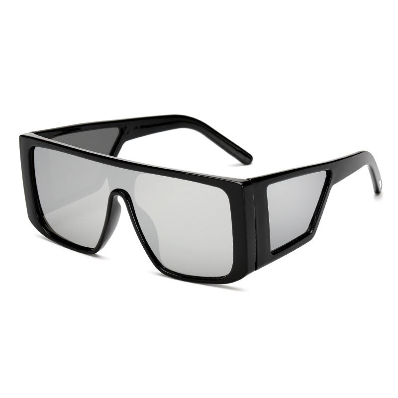 Mærke overdimensionerede solbriller kvinder mænd firkantede beskyttelsesbriller  uv400 nuancer briller gafas oculos de sol: 02