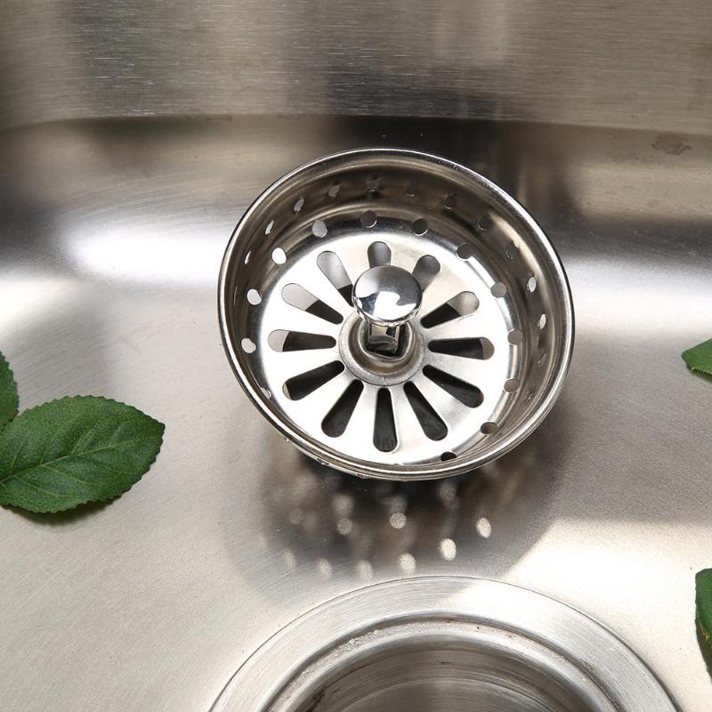 Mesh Rvs Keuken Gootsteenzeefje Stopper Afval Plug Sink Filter Badkamer Basin Sink Drain Gootsteenzeefje Ontdoener Plug: B